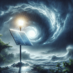 Solar Light for Hurricanes or Storms