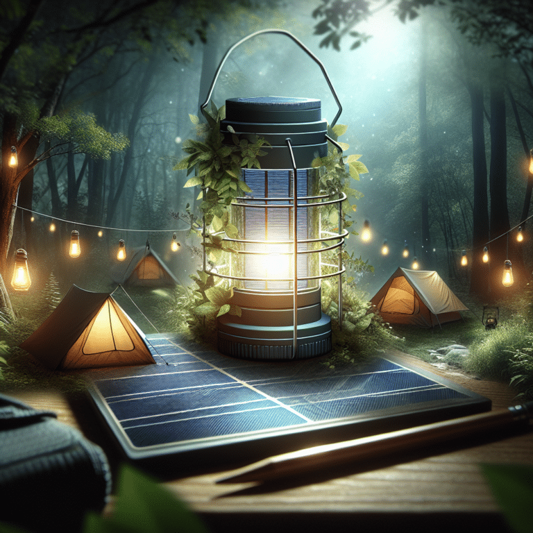 Solar Camping Lantern: Backpacker's Best Friend