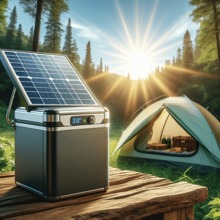  "Experience the Power of Solar-Powered Mini Fridge for Camping