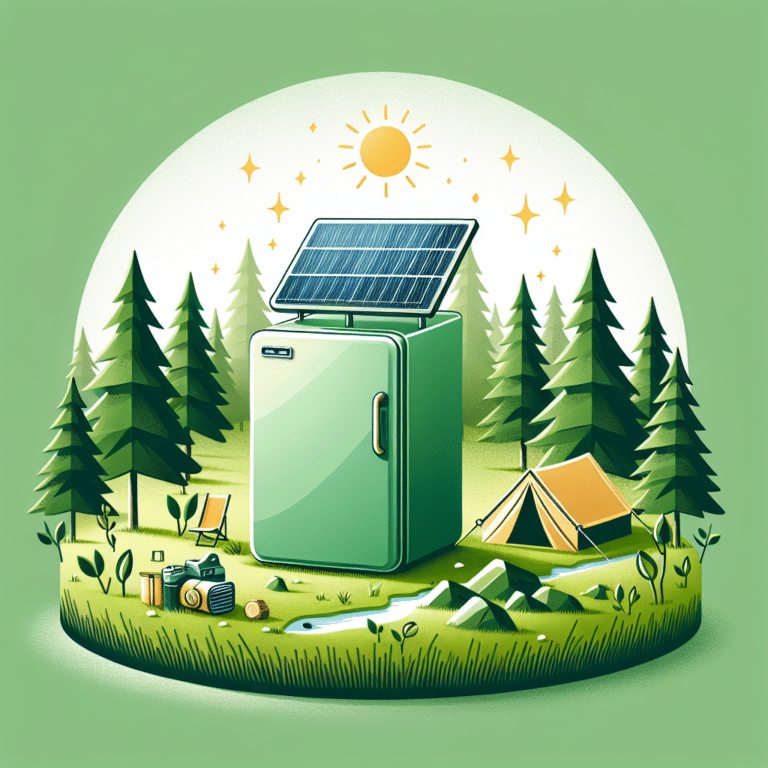  "Experience the Power of Solar-Powered Mini Fridge for Camping